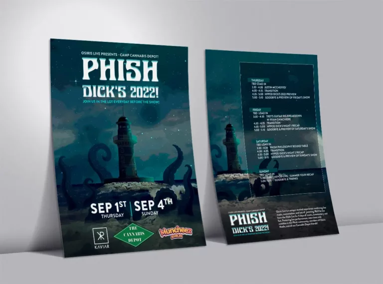 Phish Dicks 2022 Poster