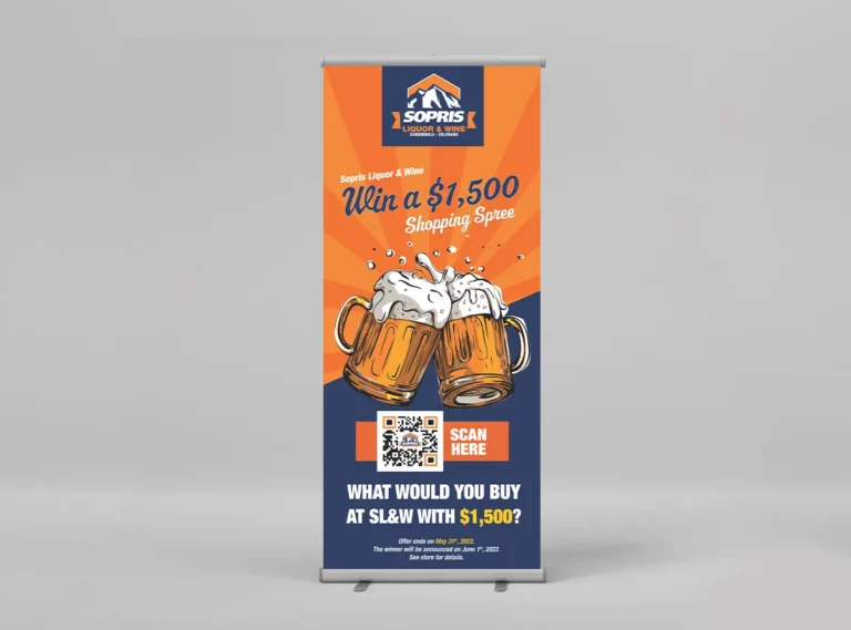Sopris Great Springs Roll Up Banner Mockup