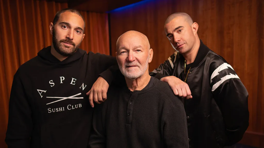 Belly Up Aspen's David Goldberg with his brother Danny and father Michael in the venue